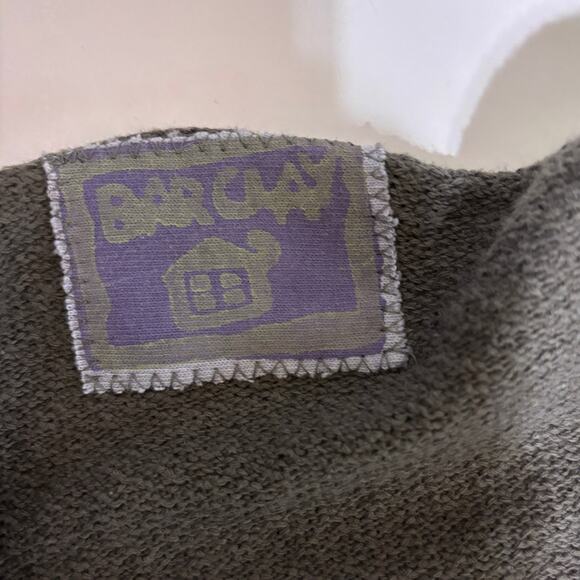 Barclay Gray Lagenlook Hand Printed Boho Short Shrug One Size - Picture 12 of 13